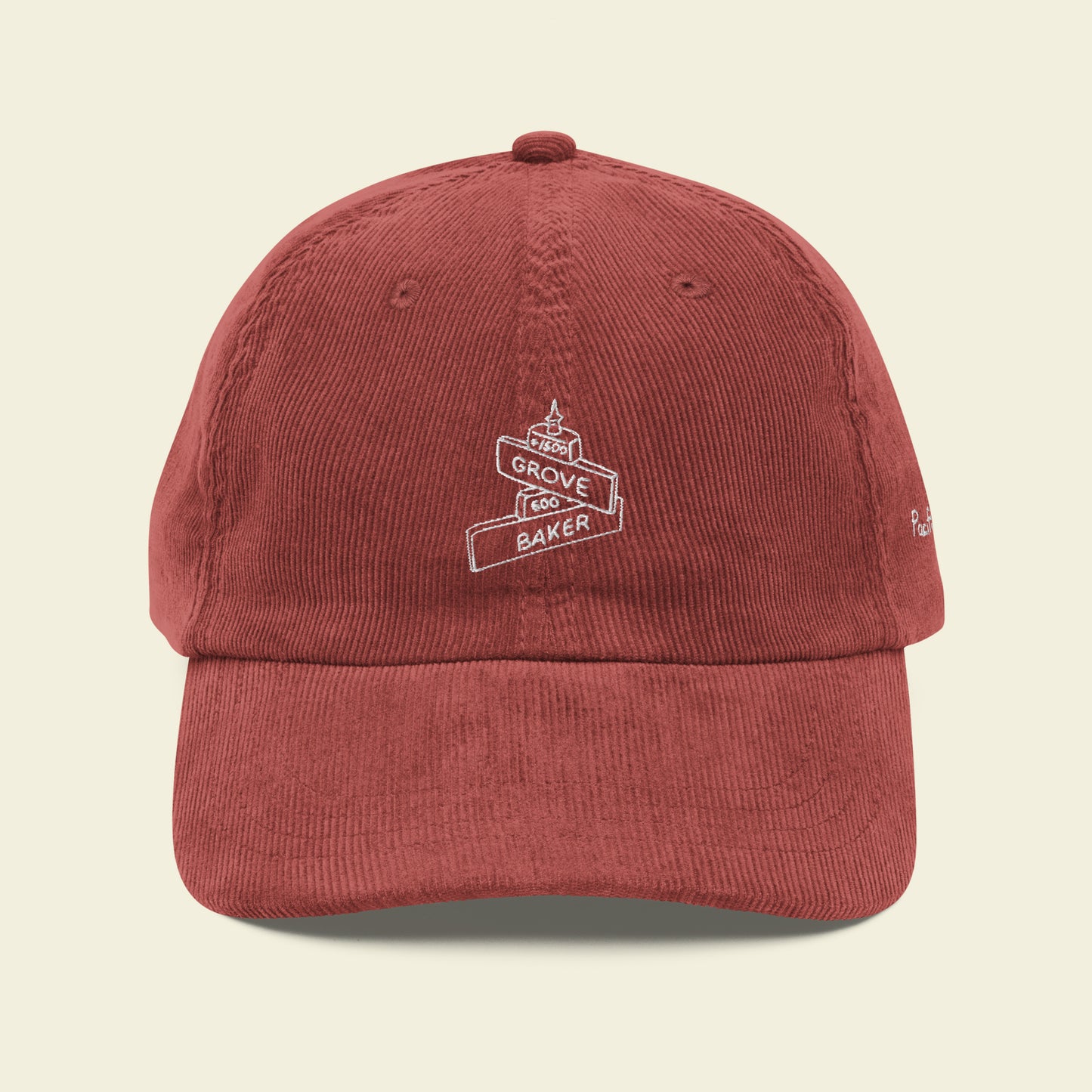 Grove & Baker Corduroy Cap