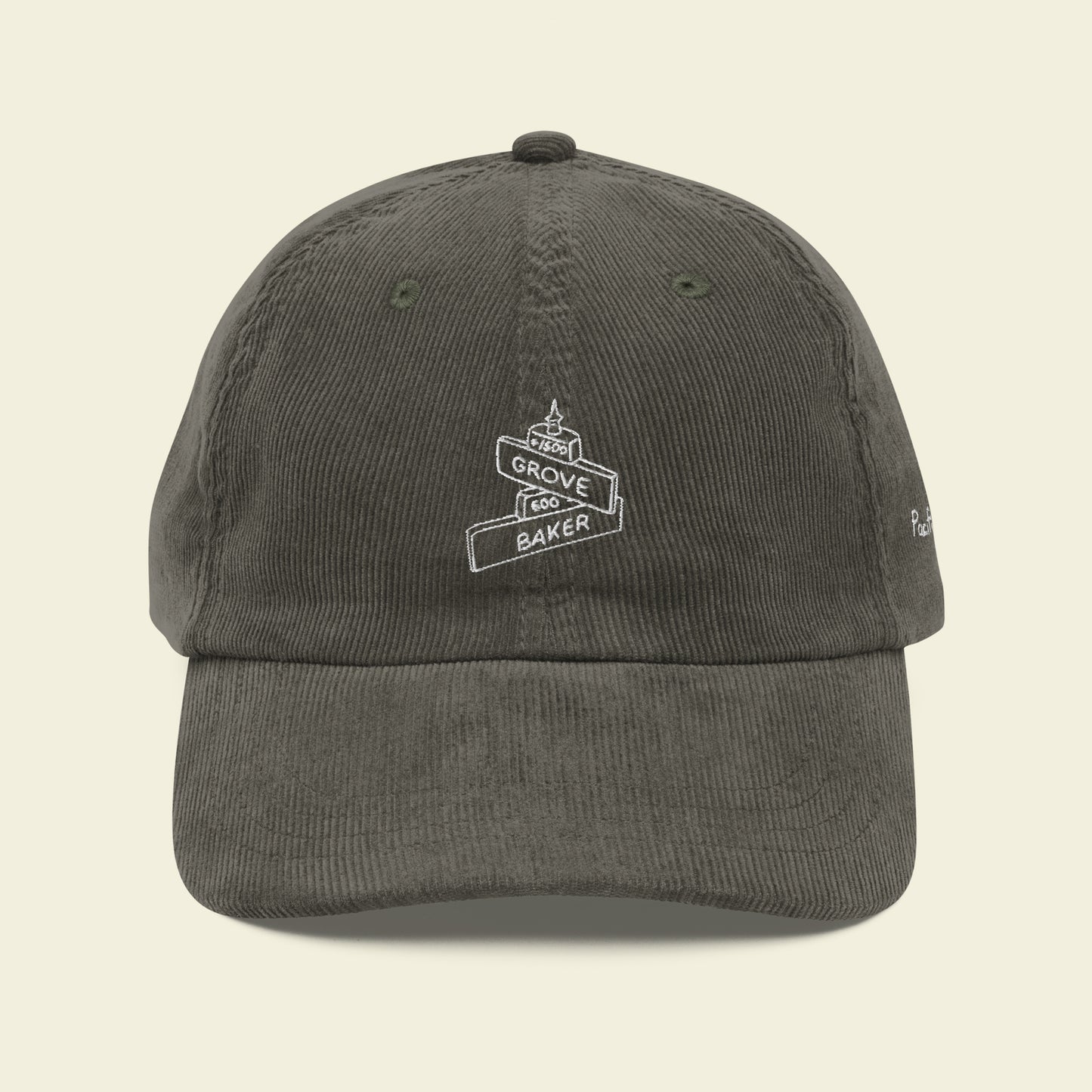 Grove & Baker Corduroy Cap