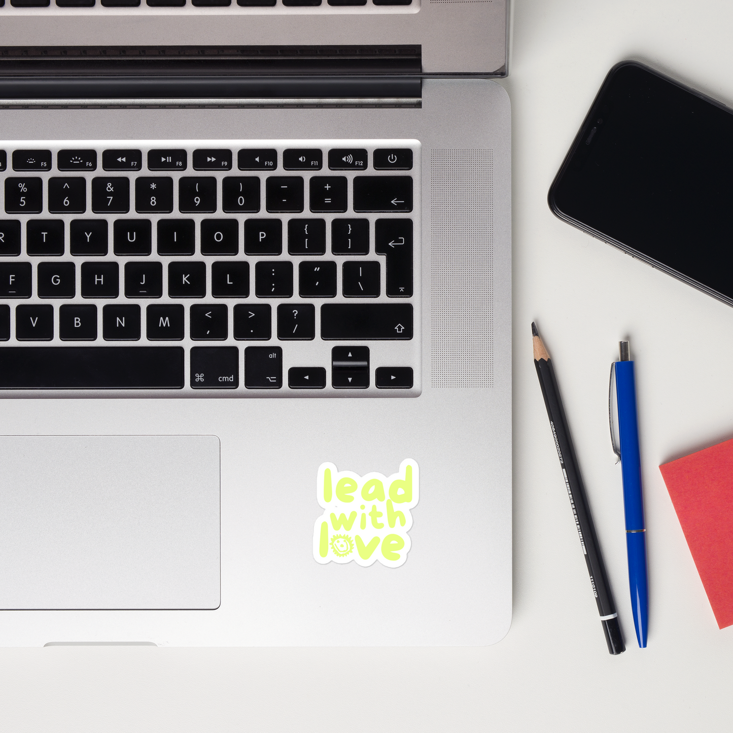 Lead With Love Sticker