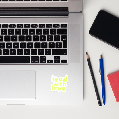 Lead With Love Sticker