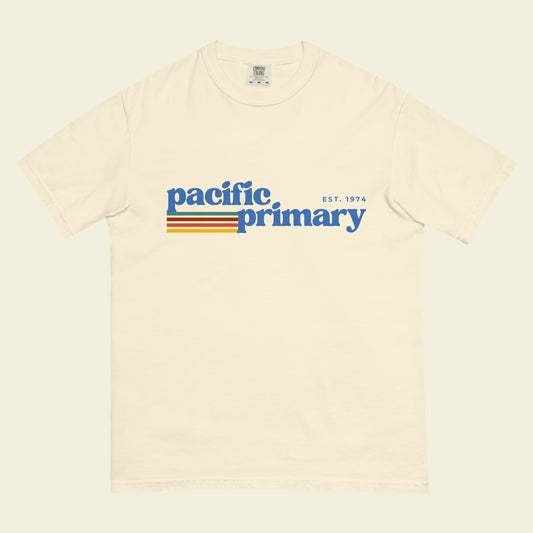 Ivory Retro Pacific Primary Tee